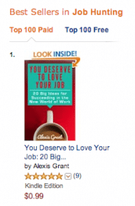 You Deserve to Love Your Job Amazon #1 Ranking in Job Hunting
