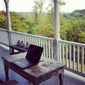 Writing at The Porches in Virginia