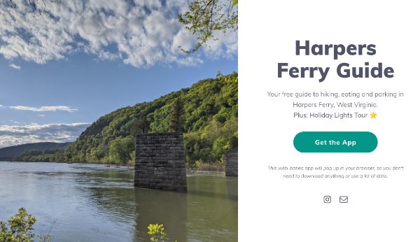 Harpers Ferry Trails app
