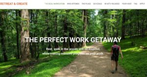 Retreat and Create, professional getaway for women